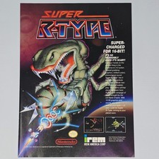 Super R-Type Super Nintendo SNES Super-Charged Print Ad/Poster Promo Art picture
