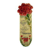 1905 Lewis Clark Exposition Carnation Cream Advertising Celluloid Bookmark picture