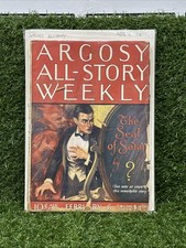 Argosy All-Story Weekly Pulp Magazine February 6 The Seal Of Satan picture