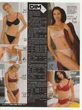 Pretty Women in Bra Panty Sets Vintage Catalog Lingerie Photo Clipping picture