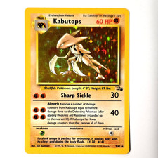 Kabutops 9/62 Fossil Holo Rare 1999 WOTC Pokemon TCG Vintage English HP Original picture