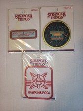 LOT of 3 Netflix Stranger Things Iron on patches by Funko picture
