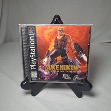 Duke Nukem: Total Meltdown (1997) Sony PlayStation PS1 Complete w Reg Card Clean picture