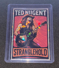 Ted Nugent Stranglehold Custom Holofoil Primatic Refractor Trading Card picture