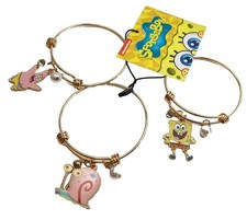 SpongeBob bracelets 3pc set SpongeBob,Gary & Patrick picture