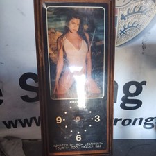 Jebco Vintage Pinup Girl Wall Clock “Stephanie” New In Original Boxes picture