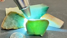 Authentic Burmese Green Untreated Jadeite Cuttings 700ct picture