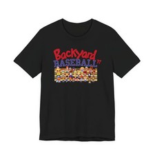 Backyard Baseball 97 PC Entire Cast Enhanced with Logo Retro Style Unisex picture