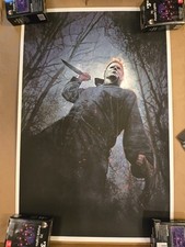 HALLOWEEN: Michael Myers Horror Auto Bill Sienkiewicz #69/125 Mondo Movie Poster picture
