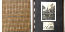 1942 vintage WWII SCRAPBOOK military soldier OBERDORF photo money patches india picture