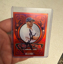 Upper Deck 2024 Allure Golf Grooves Red GV-6 Wyndham Clark Autograph Card picture