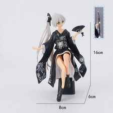 Cute Anime Girl PVC Figure White Suspender Skirt Collectible Desk Decor New Toy picture