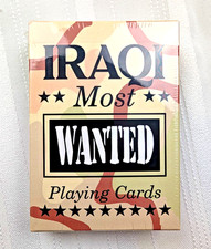 2003 Iraqi Most Wanted Playing Cards Military Iraq - Sealed New  picture