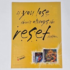 Tarzan PlayStation 1 PS1 GameBoy Color Target Reset Print Ad/Poster Promo Art picture