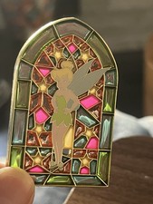 DS - Disney Shopping Tinker Bell Stained Glass LE 250 Rare Pin NEW picture