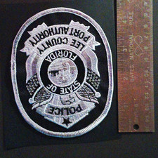 Florida Police Lee County Port Authority Patch State of Florida Single Patch picture