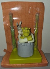 Rare Vintage Shrek & Donkey Toothbrush Holder DreamWorks picture