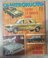 QUATTRORUOTE MARCH 1969 N.159, FIAT 128-130, ALFA ROMEO, FLAVIA COUPE, FROM STOCK picture