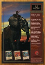 2000 Age of Empires Expandable Trading Card Game Print Ad/Poster CCG TCG Art 00s picture