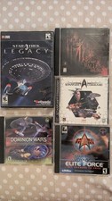 Star Trek PC 5 Disk Lot Legacy The Fallen Starfleet Command  Dominion Wars Elite picture