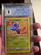 Pokémon 2017 Shining Celebi SM79 Black Star Promos Promo English CGC 8 picture
