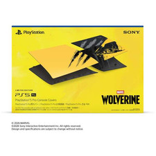 NEW PlayStation 5 Pro Console Cover Wolverine Battle Yellow Limited Edition picture