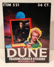 1984 Dune Vintage FULL 36 Wax Pack Trading Card Box Fleer picture