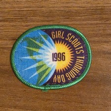 Vintage Girl Scouts GSA Thinking Day 96 Badge Fun Patch 1996 90s USED picture