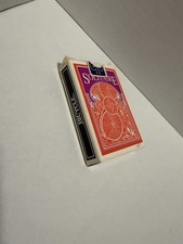 Vintage 1996 Bicycle Solitaire Card Red - Blue Seal Cincinnati OH Open Complete picture