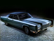 Cars 1971 lincoln continental sedan 53a luxury Art Print Poster 11x17 picture