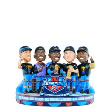 Oklahoma City Thunder 2025 First Franchise Championship Mini Bobblehead Scene picture