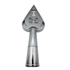 East German DDR Flag Pole Topper Heavy High Quality Polished/Chrome VERY RARE picture