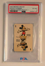 1947 Mickey Mouse & Minnie Library Games Black #1 PSA 6 EX-MT Disney Russell picture