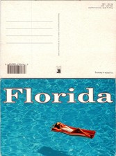 H S Crocker Postcard Florida Pool Scene Vintage Unused Back picture