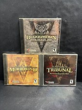 The Elder Scrolls III: Morrowind, Bloodmoon & Tribunal PC Games Lot picture