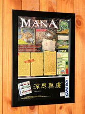 1998 Magic and Mayhem PC Windows Game Boy Promo Vintage Poster / Ad Art Framed picture