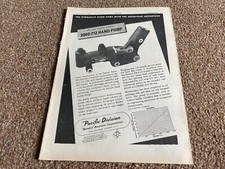 FABK16 ADVERT 5X8 THE NEW BENDIX 3000 PSI HAND PUMP picture