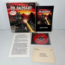 The Fortress of Dr. Radiaki Big Box PC MS-DOS CD-ROM Video Game Complete picture