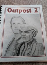 Star Trek DS9 vintage fanzine Outpost 2, Quark cover, Randall Landers picture