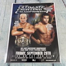 2001 UFC Light Heavyweight Fight Vtg Print Ad/Poster Pinup Promo Art Magazine Pg picture