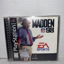 Madden NFL 98 Sony PlayStation PS1 Game Complete In Box CIB EA Sports Football picture