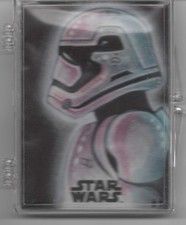 Topps Star Wars First Order Stormtrooper Helmet 1/1 Original Sketch Card picture