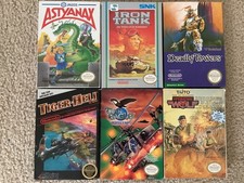 NES Lot Astyanax Operation Wolf Tiger Heli Iron Tank Twin Eagle Deadly Tower CIB picture