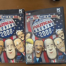 The Political Machine 2008 PC Game (2007) - Complete in Case some case damage picture