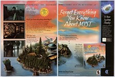 Real Myst - Cyan PC Game - Vintage Original Print Ad/Poster Promo Art 2000 picture
