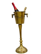 Floor Standing Antique Rustic Champagne Bucket Distressed Look Wine Cooler picture