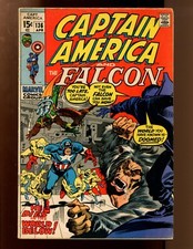 CAPTAIN AMERICA #136 - FALCON (3.0) 1971 picture