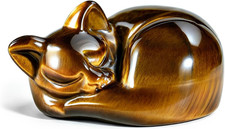 Tiger Eye Cat Figurine, 2