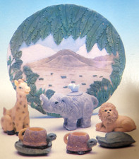 Young's Collectables JUNGLE TEA SET, New (30692) picture