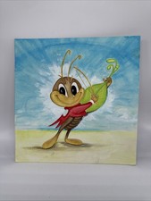 Cri-Cri El Grillito Cantor Original Painting Signed Peimbert 2005 Mexican Art picture